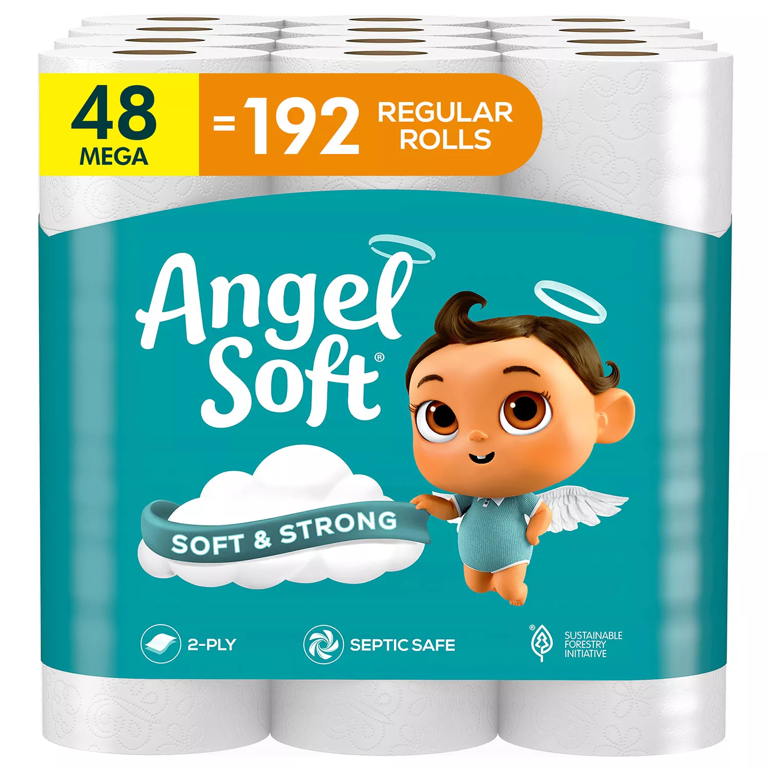 Angel Soft Ply Toilet Paper Mega Rolls Sheets Roll Jarasim